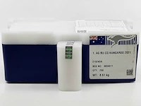 Ca. 250x zilveren munt elizabeth ii, australian kangaroo 2021