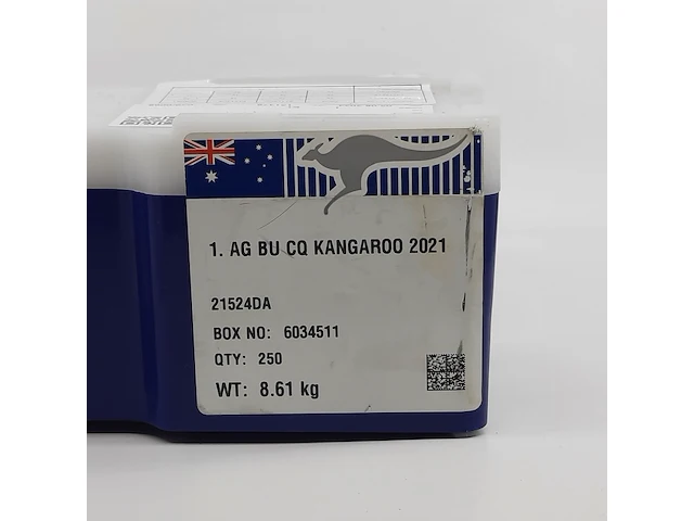Ca. 250x zilveren munt elizabeth ii, australian kangaroo 2021 - afbeelding 4 van  5