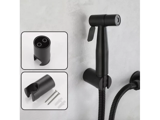 Ca. 25x bidet handdouche, zwart - afbeelding 1 van  3