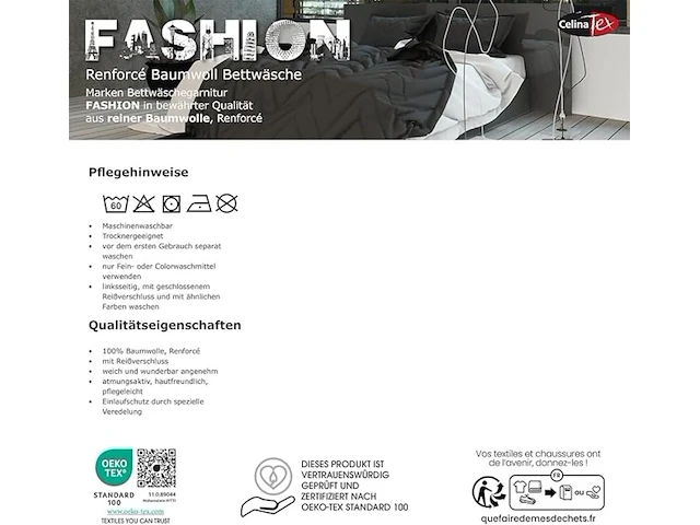 Ca. 25x dekbedovertrek - 200x200/220cm mixpartij, celinatex - afbeelding 4 van  7