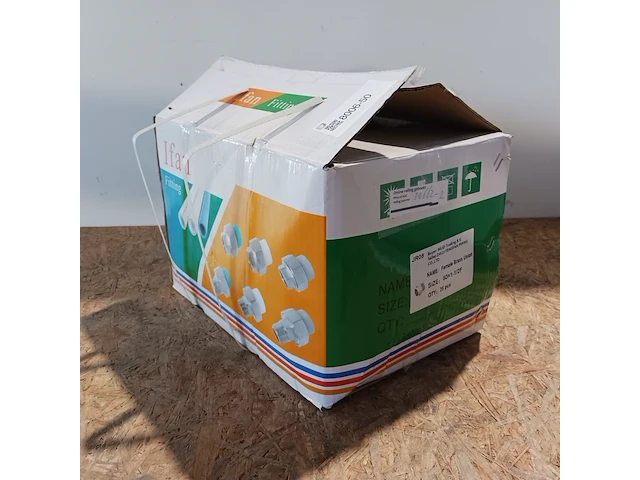 Ca. 25x driedelige koppeling binnendraad 1 1/2 f x 50 mm ppr, ifan, groen, 2025 - afbeelding 4 van  5