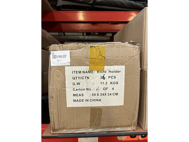 Ca. 25x houten messenhouder - afbeelding 1 van  3