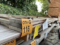 Ca. 25x ipé planken geschaafd, 21x110-120mm - afbeelding 2 van  3