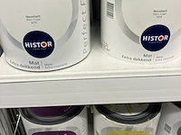 Ca. 25x muurverf diverse kleuren histor - afbeelding 1 van  6