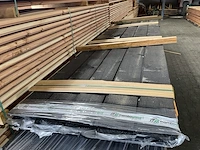 Ca. 25x zweeds rabat zwart gecoat, 26x190mm, lengte 400cm - afbeelding 1 van  3