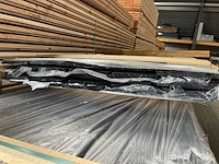 Ca. 25x zweeds rabat zwart gecoat, 26x190mm, lengte 400cm - afbeelding 3 van  3