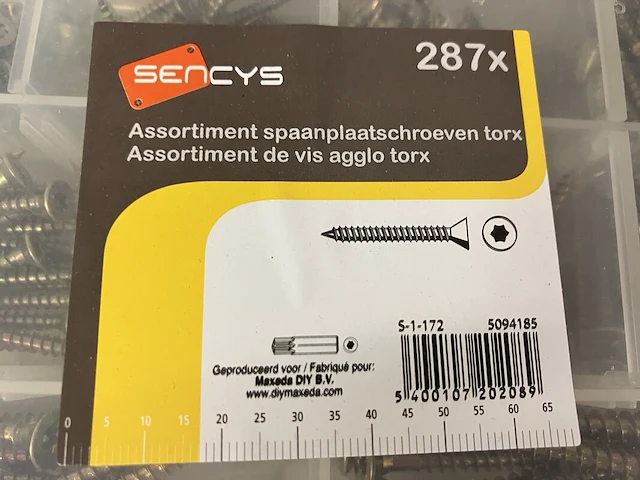 Ca. 26x assortiment spaanplaatschroeven torx - afbeelding 3 van  3