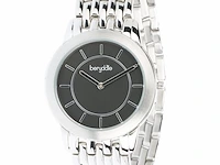 Ca. 26x dameshorloge met metalen schakelketting en kwartsuurwerk, berydale, bd702-2 - afbeelding 1 van  2