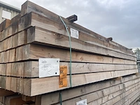 Ca. 26x douglas balken fijnbezaagd, 120x120mm, lengte 400cm - afbeelding 4 van  4