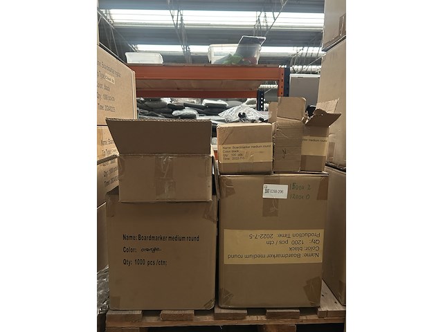 Ca. 2700x boardmarker medium round oranje/zwart sam creative - afbeelding 1 van  6