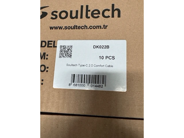 Ca. 270x laadsnoer usb-c soultech, dk022b - afbeelding 3 van  4