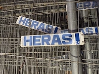 Ca. 27x bouwhek met 21x kunststof voet, heras - afbeelding 5 van  8
