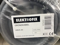 Ca. 27x grondkabel xmvk as 2x2,5 mm2 5mtr gewapend - afbeelding 2 van  2