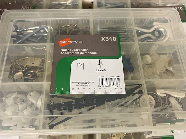 Ca. 27x huishoudartikelen assortiment box organizer - afbeelding 2 van  3