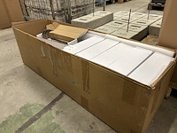 Ca. 27x set van 4 rvs haken + schroeven - afbeelding 5 van  6