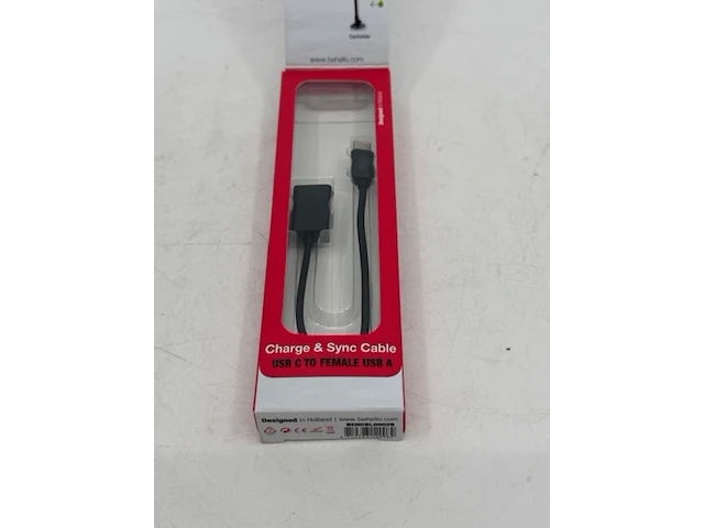 Ca. 280x usb 2.0 laadsnoer, behcbl00026, zwart - afbeelding 4 van  6
