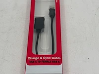 Ca. 280x usb 2.0 laadsnoer, behcbl00026, zwart - afbeelding 4 van  6