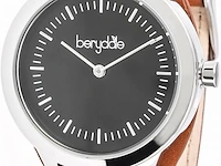 Ca. 28x dameshorloge met leren band berydale - afbeelding 1 van  5