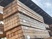 Ca. 28x douglas balken fijnbezaagd, 150x150mm, lengte 400cm - afbeelding 4 van  4