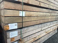 Ca. 28x douglas balken fijnbezaagd, 150x150mm, lengte 400cm - afbeelding 4 van  4