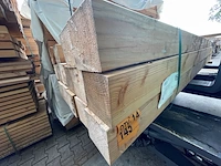 Ca. 28x douglas balken geschaafd, 140x140mm, lengte 300cm - afbeelding 2 van  3