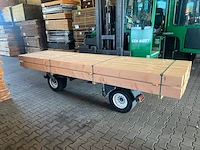 Ca. 28x douglas balken geschaafd, 140x140mm, lengte 300cm - afbeelding 2 van  4