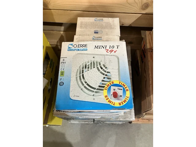 Ca. 28x muurventilators, o.erre, mini 10t, wit - afbeelding 2 van  4