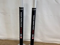 Ca. 28x posterrail, stas, minirail en cliprail, wit - afbeelding 1 van  5