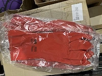 Ca. 290x paar latex handschoenen, mapa professioneel, duo-nit180, rood - afbeelding 2 van  5