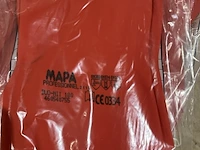 Ca. 290x paar latex handschoenen, mapa professioneel, duo-nit180, rood - afbeelding 3 van  5