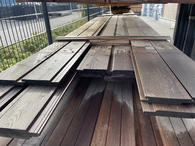 Ca. 29x hardhouten channelsiding, 20x140mm - afbeelding 1 van  3