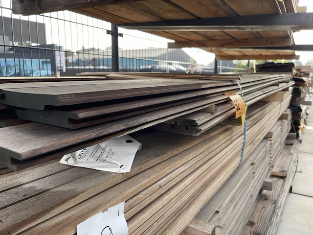 Ca. 29x hardhouten channelsiding, 20x140mm - afbeelding 2 van  3