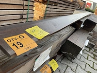 Ca. 2x partij hardhout, 21x140mm, lengte 365cm - afbeelding 2 van  3