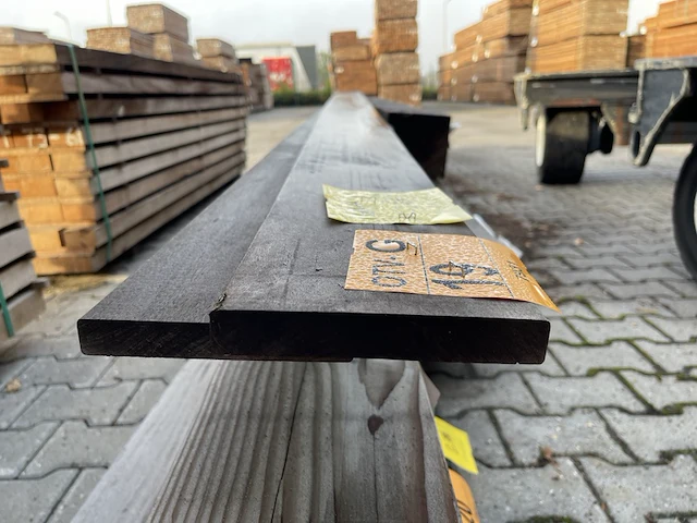 Ca. 2x partij hardhout, 21x140mm, lengte 365cm - afbeelding 3 van  3