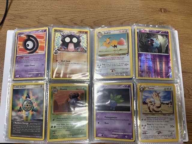 Ca 300 retro pokémon kaarten – eerste edities & klassiekers + mapje - afbeelding 22 van  33