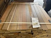 Ca. 300x ipé planken geschaafd country grade, 21x70mm, lengte 300/95cm - afbeelding 1 van  3
