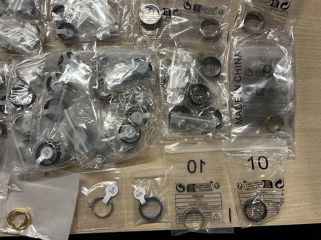 Ca. 300x (online) voorraad juwelier - stainless steel ringen van hoge kwaliteit - afbeelding 5 van  9