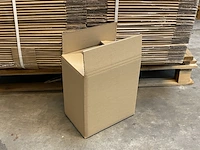 Ca. 300x verzenddozen , dubbelgolf, bruin, 26x17x29cm - afbeelding 1 van  4