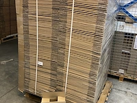 Ca. 300x verzenddozen , dubbelgolf, bruin, 26x17x29cm - afbeelding 2 van  4
