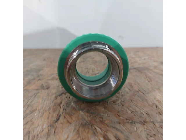 Ca. 30x 50mm ppr x 1 1/2 messing koppeling, ifan, groen, 2023 - afbeelding 2 van  5