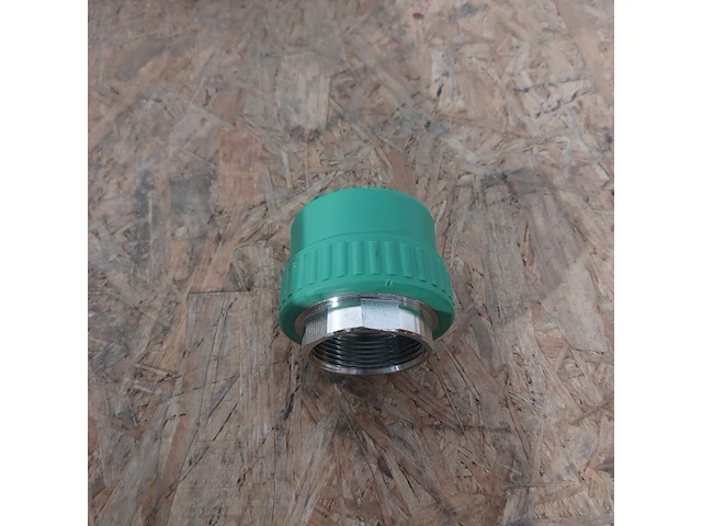 Ca. 30x 50mm ppr x 1 1/2 messing koppeling, ifan, groen, 2023 - afbeelding 3 van  5