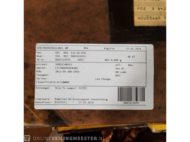 Ca. 30x cilinder voering - afbeelding 5 van  8