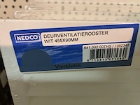 Ca. 30x deurventilatieroosters wit 455/90 - afbeelding 2 van  2