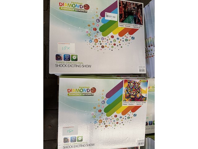 Ca. 30x diamond painting inclusief tools 40x50cm i-wannahave - afbeelding 1 van  7