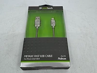 Ca. 30x laadsnoer iphone soultech, dk023gr - afbeelding 1 van  4