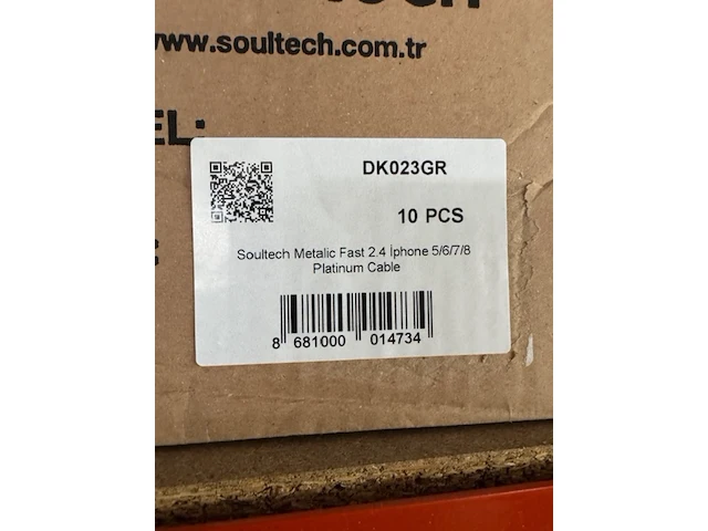 Ca. 30x laadsnoer iphone soultech, dk023gr - afbeelding 3 van  4