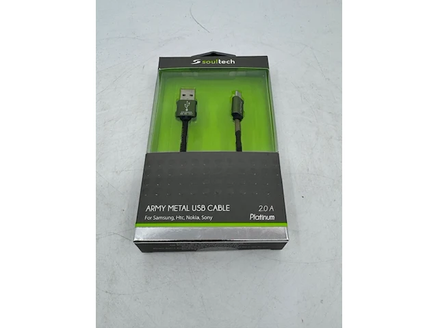 Ca. 30x laadsnoer micro-usb soultech, dk030 - afbeelding 1 van  4