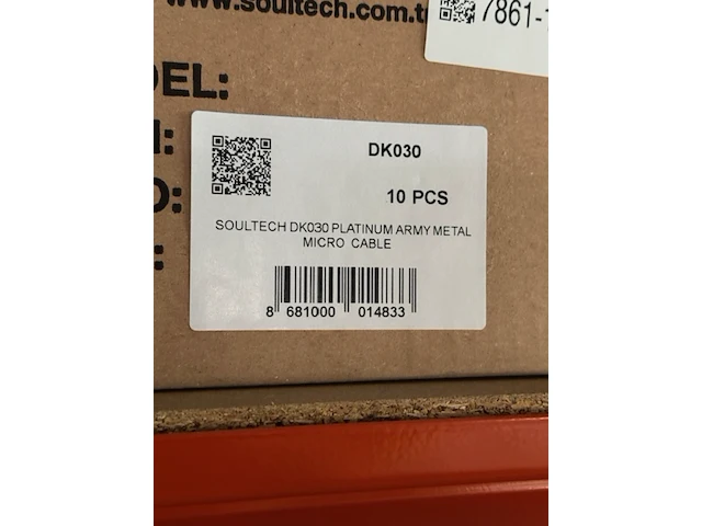 Ca. 30x laadsnoer micro-usb soultech, dk030 - afbeelding 3 van  4