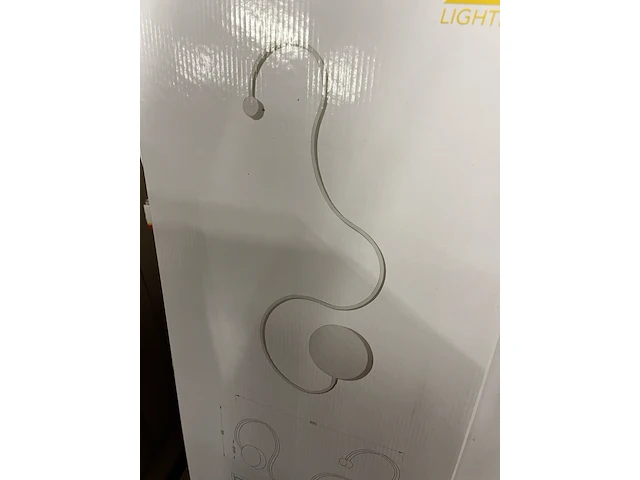 Ca. 30x led wandlamp met ingebouwde led trio, snake - afbeelding 2 van  4