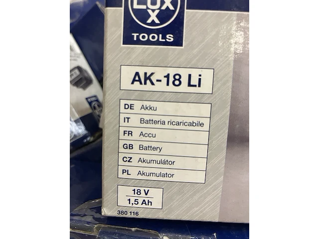 Ca. 30x lux accu+ laders - afbeelding 3 van  3